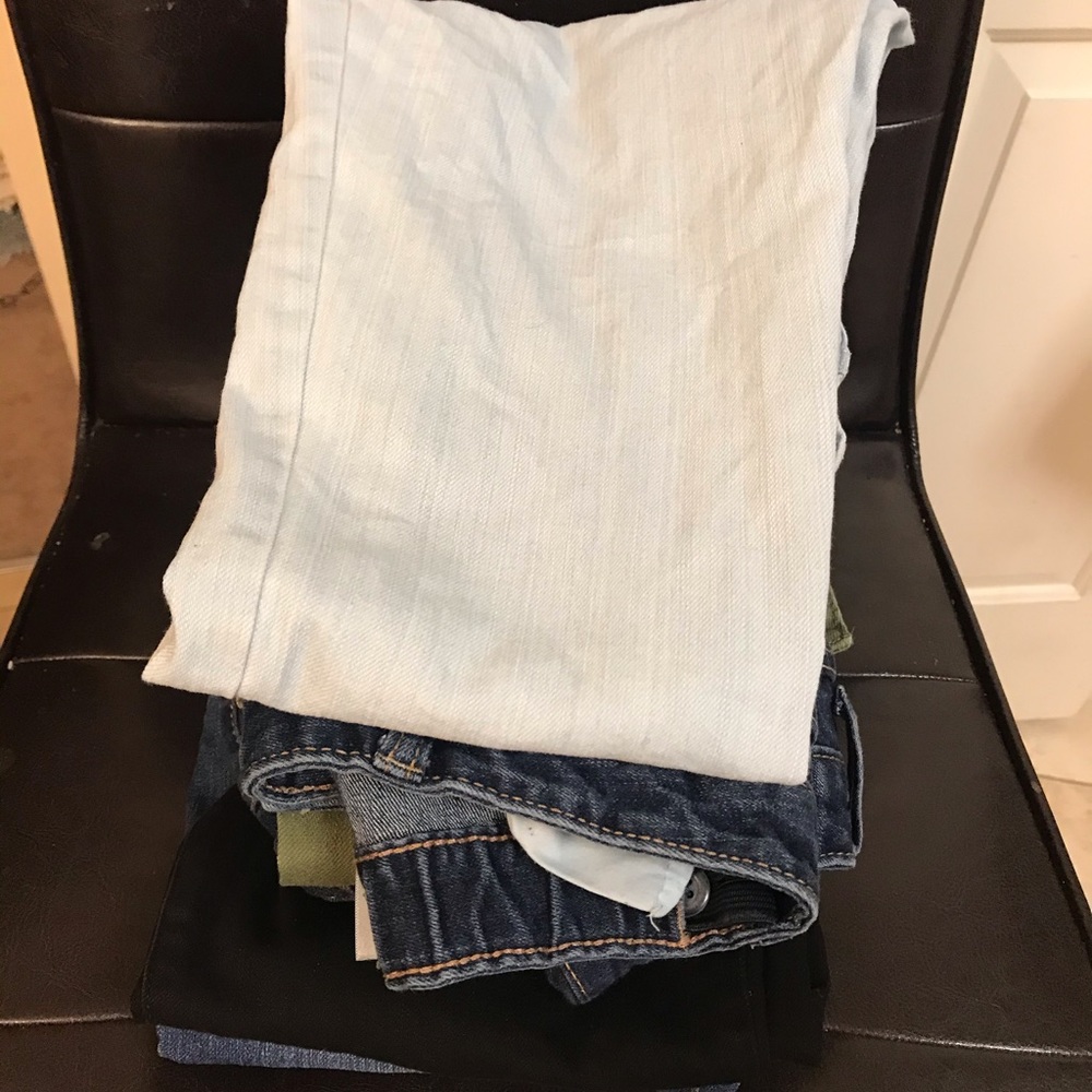 8 Pair of Girls Denim Jeans- Size 10
